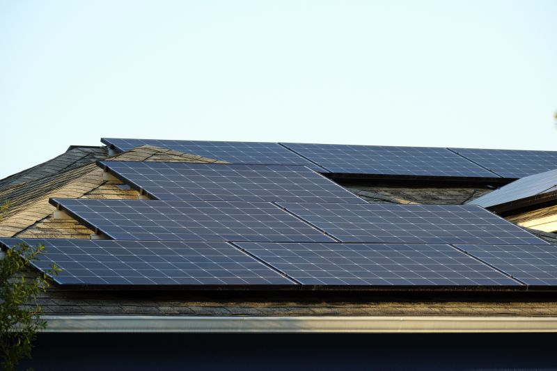 Solar Panels on a Home Rooftop